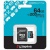 Memóriakártya, microSDXC, 64GB, C10/UHS-I/U3/V30/A2, Gen4, adapter, KINGSTON "Canvas Go! Plus"